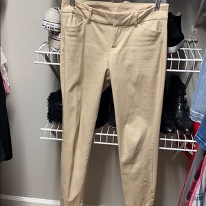Khaki pixie pant